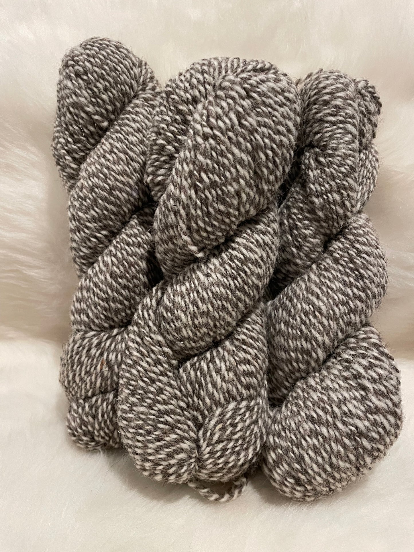 Grey and White Twist 2ply