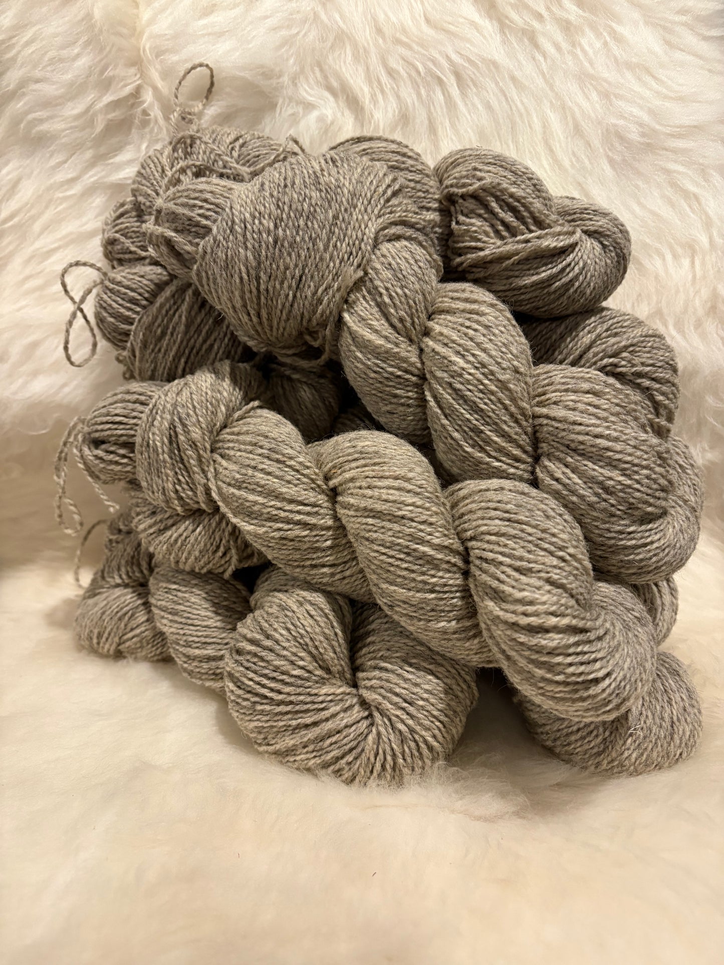 Light Grey 2ply Yarn