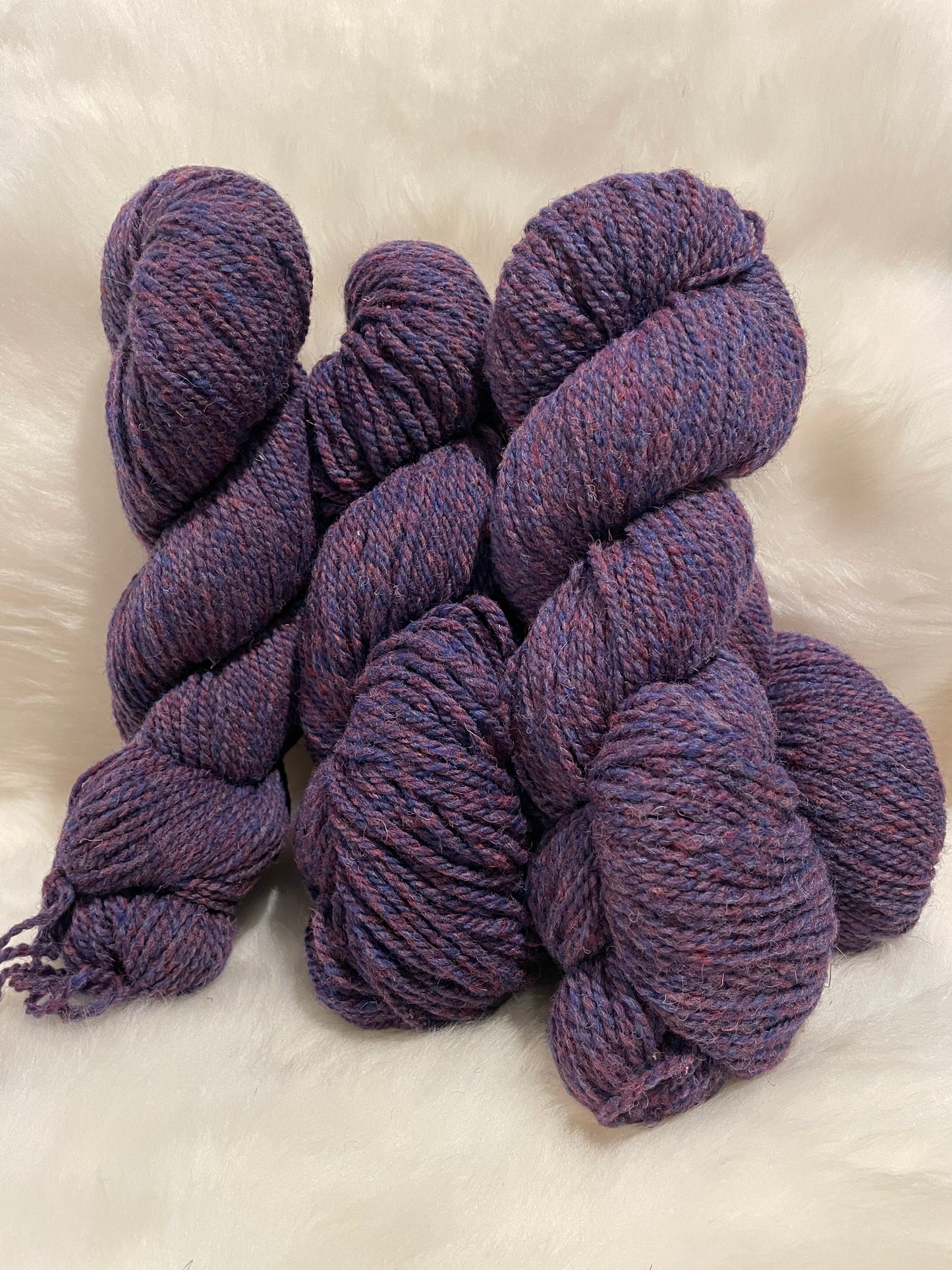Purple Heather 2ply Yarn