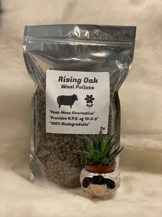 Wool Pellets a Peat Moss Alternative 1Kg bag