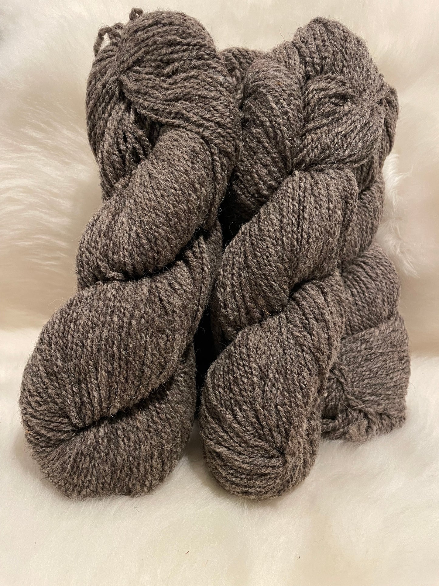 Dark Grey 2ply Yarn
