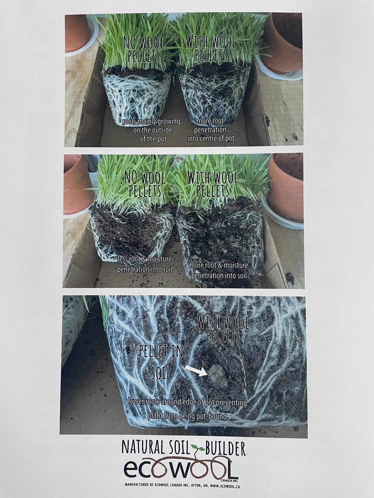 Wool Pellets a Peat Moss Alternative 1Kg bag