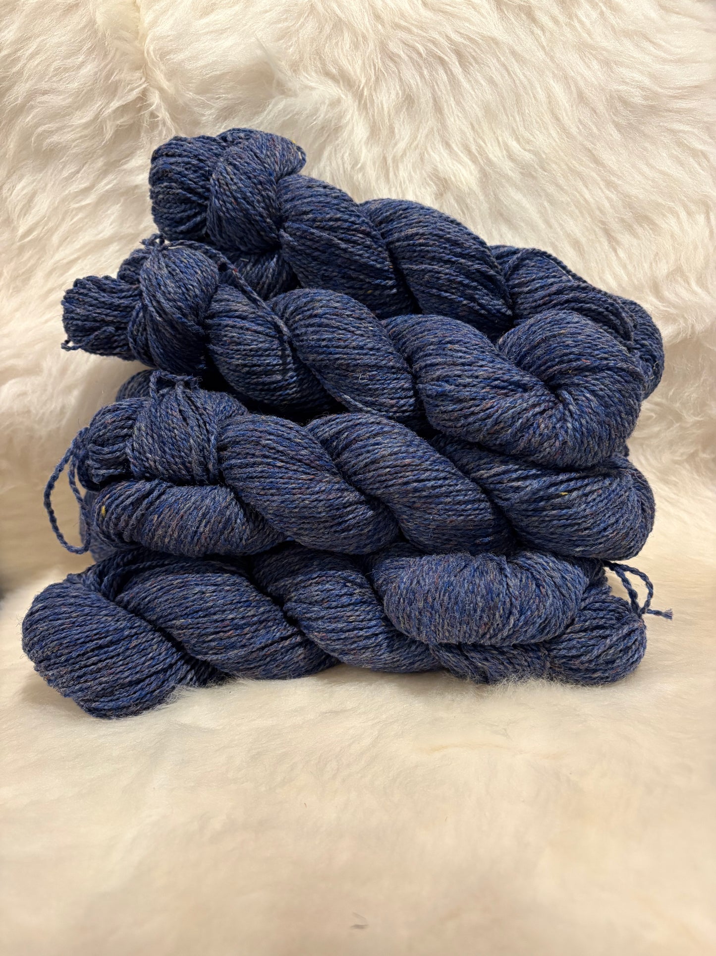 Blue Heather 2Ply Yarn