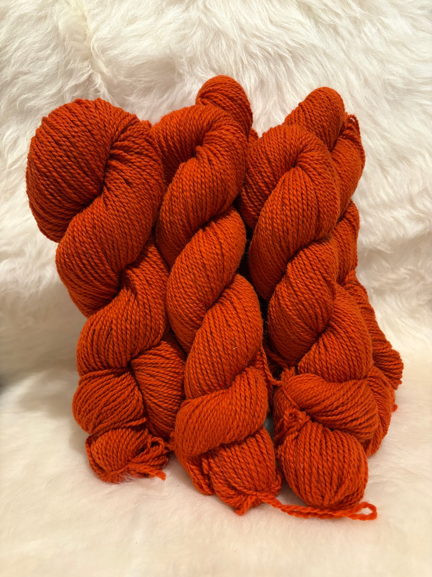 Orange 2ply Yarn